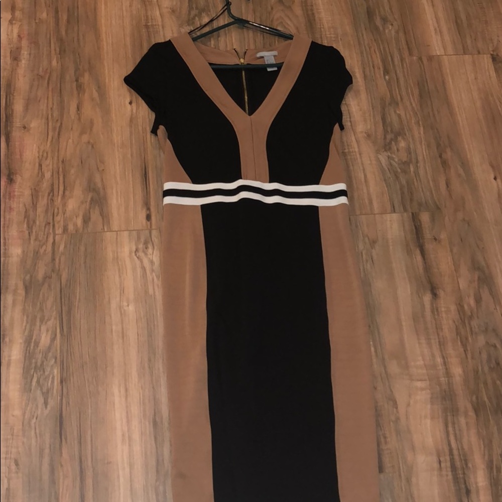 H&M color block professional dress